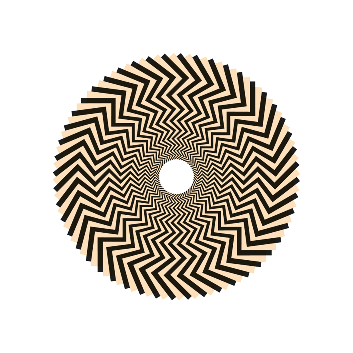 Spiral vortex amber