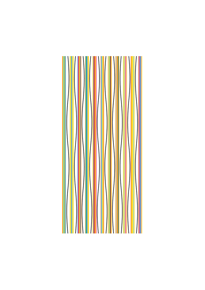 Stripe thin wave